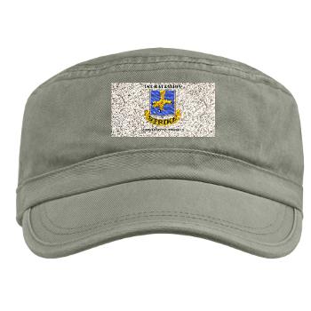 1B502IR - A01 - 01 - DUI - 1st Battalion - 502nd Infantry Regiment with Text - Military Cap