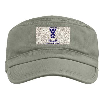 1B503IR - A01 - 01 - DUI - 1st Battalion - 503rd Infantry Regiment with Text - Military Cap