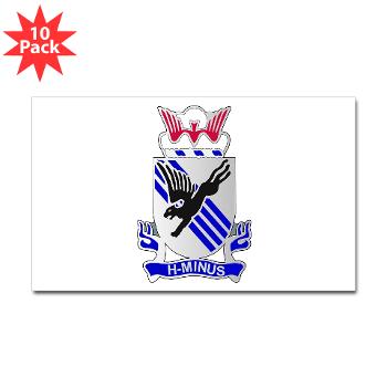 1B505PIR - M01 - 01 - DUI - 1st Battalion, 505th Parachute Infantry Regiment Sticker (Rectangle 10 pk)