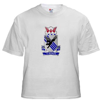 1B505PIR - A01 - 04 - DUI - 1st Battalion, 505th Parachute Infantry Regiment White T-Shirt