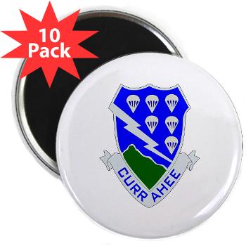 1B506IR - M01 - 01 - DUI - 1st Bn - 506th Infantry Regiment 2.25" Magnet (10 pack) - Click Image to Close