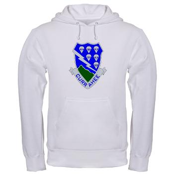 1B506IR - A01 - 03 - DUI - 1st Bn - 506th Infantry Regiment Hooded Sweatshirt - Click Image to Close