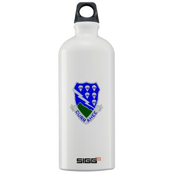 1B506IR - M01 - 03 - DUI - 1st Bn - 506th Infantry Regiment Sigg Water Bottle 1.0L