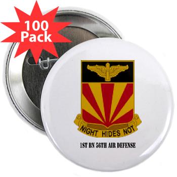 1B56AD - M01 - 01 - 1st BN 56th Air Defense with Text - 2.25" Button (100 pack) - Click Image to Close
