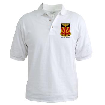 1B56AD - A01 - 04 - 1st BN 56th Air Defense with Text - Golf Shirt - Click Image to Close