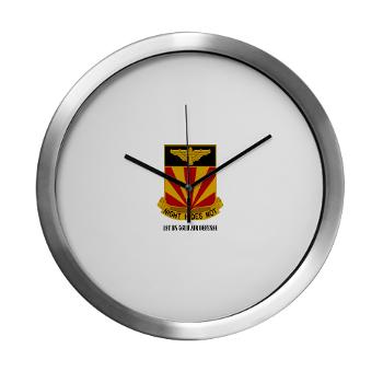 1B56AD - M01 - 03 - 1st BN 56th Air Defense with Text - Modern Wall Clock - Click Image to Close