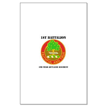 1B5FAR - M01 - 02 - DUI - 1st Bn - 5th FA Regt with Text - Large Poster