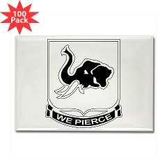 1B64AR - M01 - 01 - DUI - 1st Bn - 64th Armor Regt Rectangle Magnet (100 pack) - Click Image to Close