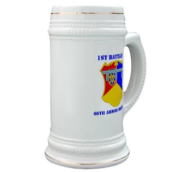 1B66AR - M01 - 03 - DUI - 1st Bn - 66th Armor Regt with Text - Stein - Click Image to Close