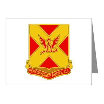 1B84FAR - M01 - 02 - DUI - 1st Battalion, 84th FAR - Note Cards (Pk of 20)