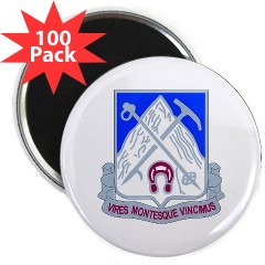 1B87IR - M01 - 01 - DUI - 1st Battalion - 87th Infantry Regiment 2.25" Magnet (100 pack)