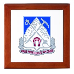 1B87IR - M01 - 03 - DUI - 1st Battalion - 87th Infantry Regiment Keepsake Box