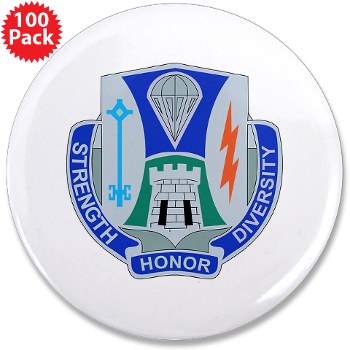 1BCT1BSTB - M01 - 01 - DUI - 1st Bde - Special Troops Bn - 3.5" Button (100 pack)