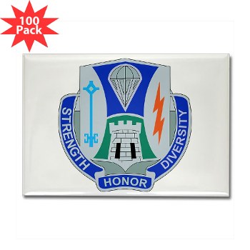 1BCT1BSTB - M01 - 01 - DUI - 1st Bde - Special Troops Bn - Rectangle Magnet (100 pack)