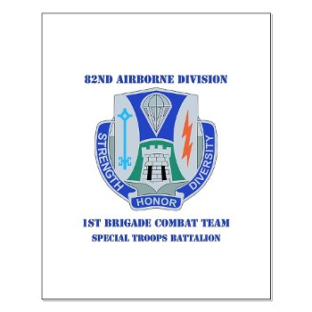 1BCT1BSTB - M01 - 02 - DUI - 1st Bde - Special Troops Bn with Text - Small Poster - Click Image to Close