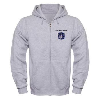1BCTB - A01 - 03 - 1st Basic Combat Training Brigade with Text - Zip Hoodie