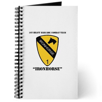 1BCTI - M02 - 03 - DUI - 1st Heavy BCT - Ironhorse with Text - Journal