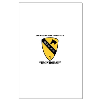 1BCTI - M02 - 03 - DUI - 1st Heavy BCT - Ironhorse with Text - Large Poster - Click Image to Close