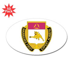 1BCTSTB - M01 - 01 - DUI - 1st BCT - Special Troops Bn - Sticker (Oval 50 pk)