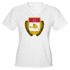 1BCTSTB - A01 - 04 - DUI - 1st BCT - Special Troops Bn - Women's V-Neck T-Shirt