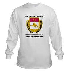 1BCTSTB - A01 - 03 - DUI - 1st BCT - Special Troops Bn with Text - Long Sleeve T-Shirt