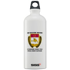 1BCTSTB - M01 - 03 - DUI - 1st BCT - Special Troops Bn with Text - Sigg Water Bottle 1.0L