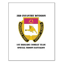 1BCTSTB - M01 - 02 - DUI - 1st BCT - Special Troops Bn with Text - Small Poster