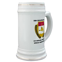 1BCTSTB - M01 - 03 - DUI - 1st BCT - Special Troops Bn with Text - Stein - Click Image to Close
