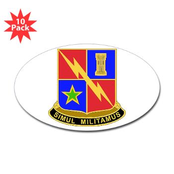 1BCTSTB - M01 - 01 - DUI - 1st BCT - Special Troops Battalion Sticker (Oval 10 pk)