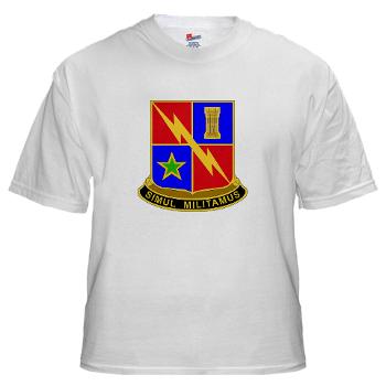 1BCTSTB - A01 - 04 - DUI - 1st BCT - Special Troops Battalion White T-Shirt