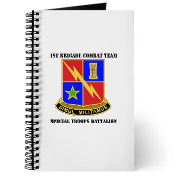 1BCTSTB - M01 - 02 - DUI - 1st BCT - Special Troops Battalion with Text Journal - Click Image to Close