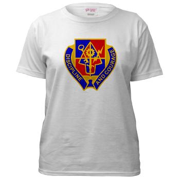 1BSTB - A01 - 04 - DUI - 1st Bde Special Troops Battalion Women's T-Shirt - Click Image to Close