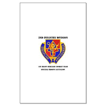1BSTB - M01 - 02 - DUI - 1st Bde Special Troops Battalion with Text Large Poster - Click Image to Close