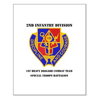 1BSTB - M01 - 02 - DUI - 1st Bde Special Troops Battalion with Text Small Poster