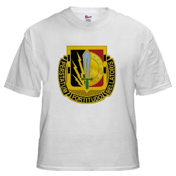 1CAV2BCTSTB - A01 - 04 - DUI - 2nd BCT - Special Troops Bn - White T-Shirt - Click Image to Close
