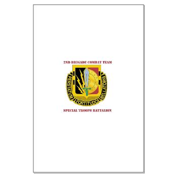 1CAV2BCTSTB - M01 - 02 - DUI - 2nd BCT - Special Troops Bn with Text - Large Poster - Click Image to Close