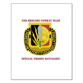 1CAV2BCTSTB - M01 - 02 - DUI - 2nd BCT - Special Troops Bn with Text - Small Poster