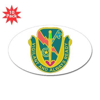 1CAV4BCTSTB - M01 - 01 - DUI - 4th BCT - Special Troops Bn - Sticker (Oval 10 pk)