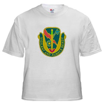 1CAV4BCTSTB - A01 - 04 - DUI - 4th BCT - Special Troops Bn - White T-Shirt