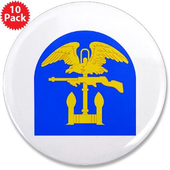 1EB - M01 - 01 - SSI - 1st Engineer Brigade - 3.5" Button (10 pack)