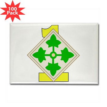 1HBCTR - M01 - 01 - DUI - 1st Heavy BCT - Raiders - Rectangle Magnet (100 pack) - Click Image to Close