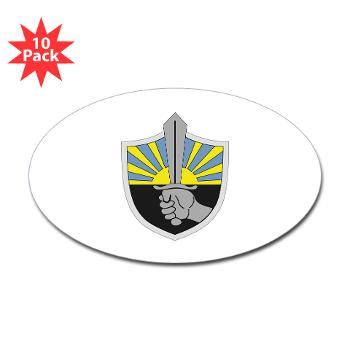 1IB - M01 - 01 - 1st Infantry Brigade - Sticker (Oval 10 pk)