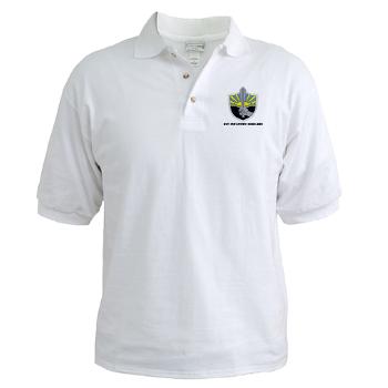 1IB - A01 - 04 - 1st Infantry Brigade with Text - Golf Shirt