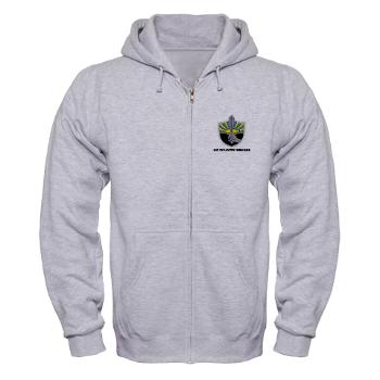 1IB - A01 - 03 - 1st Infantry Brigade with Text - Zip Hoodie - Click Image to Close