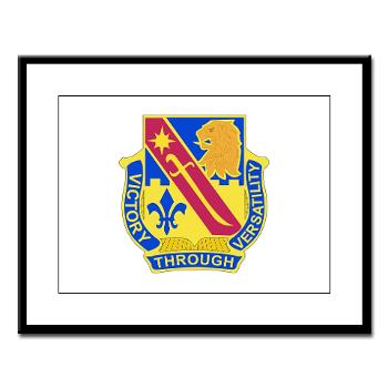 1ID1BCTSTB - M01 - 02 - DUI - 1st BCT - Special Troops Bn - Large Framed Print