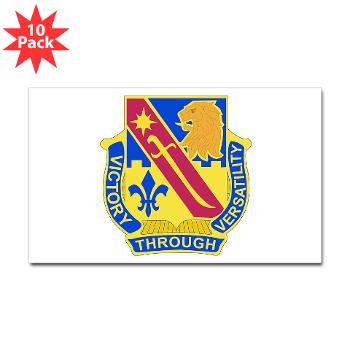 1ID1BCTSTB - M01 - 01 - DUI - 1st BCT - Special Troops Bn - Sticker (Rectangle 10 pk) - Click Image to Close