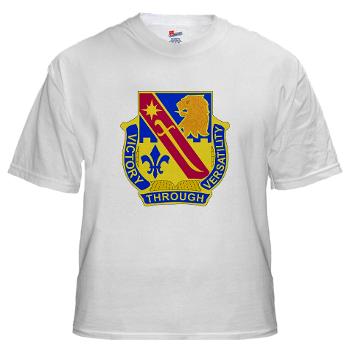1ID1BCTSTB - A01 - 04 - DUI - 1st BCT - Special Troops Bn - White T-Shirt