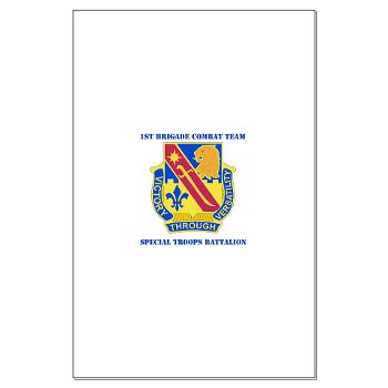 1ID1BCTSTB - M01 - 02 - DUI - 1st BCT - Special Troops Bn with Text - Large Poster