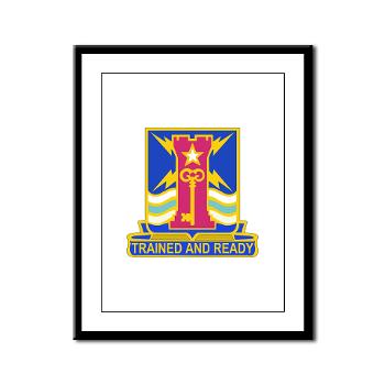 1ID4BCTSTB - M01 - 02 - DUI - 4th BCT - Special Troops Battalion - Framed Panel Print