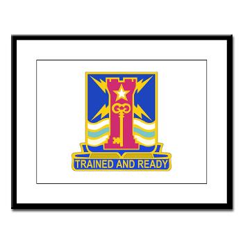 1ID4BCTSTB - M01 - 02 - DUI - 4th BCT - Special Troops Battalion - Large Framed Print